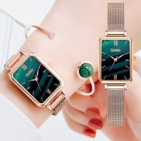 Women Fashion Quartz Luxury Women Waterproof Watch with Bracelet