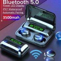 New Upgrade F9-10 Three LED Display TWS Wireless Bluetooth Earphones Touch Wireless Earbuds