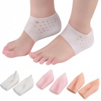 2 pieces of a pair, new silicone Moisturizing gel heel socks, anti-slip care for cracked feet, skin care and protection, skin care tool
