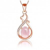 Rose Gold Necklace For Women 5047