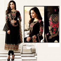 Party wear Chiffon Embroidered suit Un Stitched