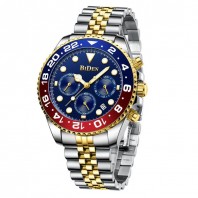Genuine BIDEN 0037-2 New Watches Men Luxury Brand Chronograph Male Sport Watches Waterproof Stainless Steel Quartz Men Watch