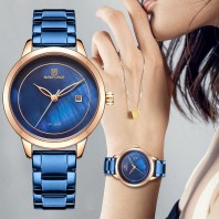 NAVIFORCE NF5008 Brand Clock Steel Quartz Wristwatch Fashion 3231