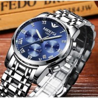 NIBOSI Watch High Quality Man Watches Brand Luxury Stainless Steel Male Clock Top Brand Man Watches Men's Watch Waterproof 3382