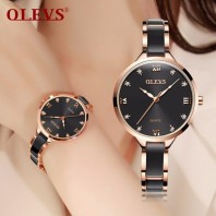 NEW Fashion Ladies Watch Brand Luxury Women Watches Waterproof Rose Gold Stainless Steel Ceramic Quartz Wrist Watch montre femme