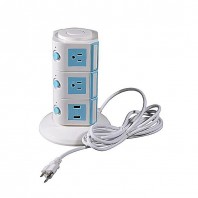 3 Layers with UK 12 Outlets and 6 USB Ports Smart Power Sockets- 2070