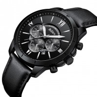 All Black Multifunction watch 3131