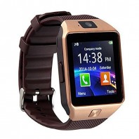 All-in-1 Watch Cell Phone and Smart Watch for Android IOS Samsung HTC and Other Android Smartphones Gold-3348