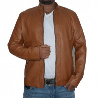  Artificial Leather Jacket-3546