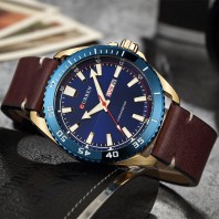 CURREN Leather Watch for Men -3037