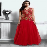 Red Party Wear Dresses for Teenagers-dr110
