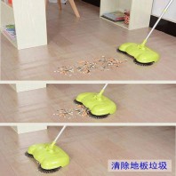 Hand push type sweeping machine without household electric and dustpan combination Flor Mop 212