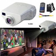 Kitchen House Multimedia LED Mini TV Projector With Remote Control - White116