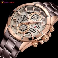 NAVIFORCE New Top Brand Quartz Watch Luxury Men Watches Fashion Man Wristwatches Stainless Steel Clock Relogio Masculino Saatler-3291
