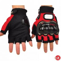 Pro-Biker Motorbike Racing Half Finger Gloves (M/L/XL)- 3541