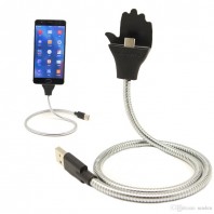 Flexible Metal USB Charging Cable & Mobile Stand-2020